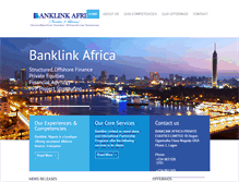 Tablet Screenshot of banklinkafrica.com